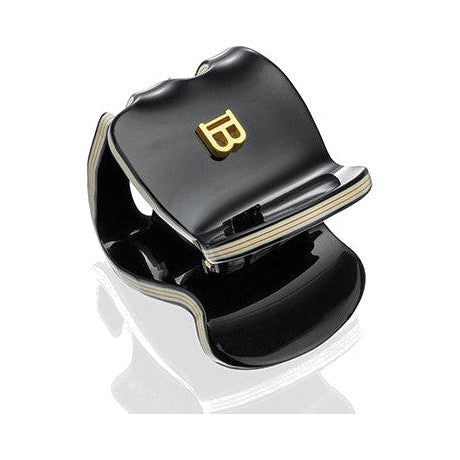 BALMAIN HAIR Pince à Cheveux Black & White must ja valge juukseklamber krabi, XS, pilt 2