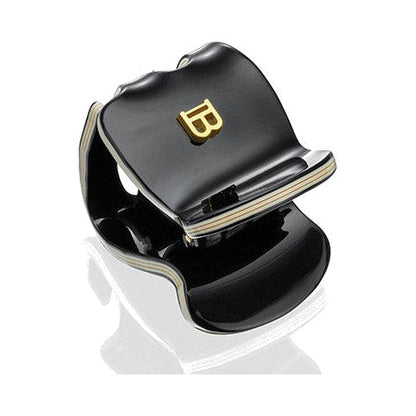 BALMAIN HAIR Pince à Cheveux Black & White must ja valge juukseklamber krabi, XS, pilt 2