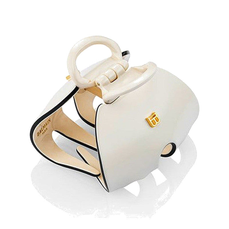 BALMAIN HAIR Pince à Cheveux Imperiale White & Black valge ja must juukseklamber krabi, XL