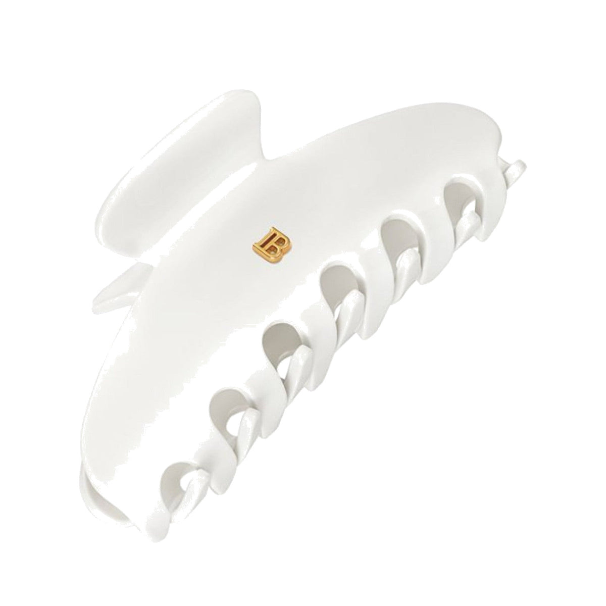 BALMAIN HAIR Pince à Cheveux White valge juukseklamber krabi, L