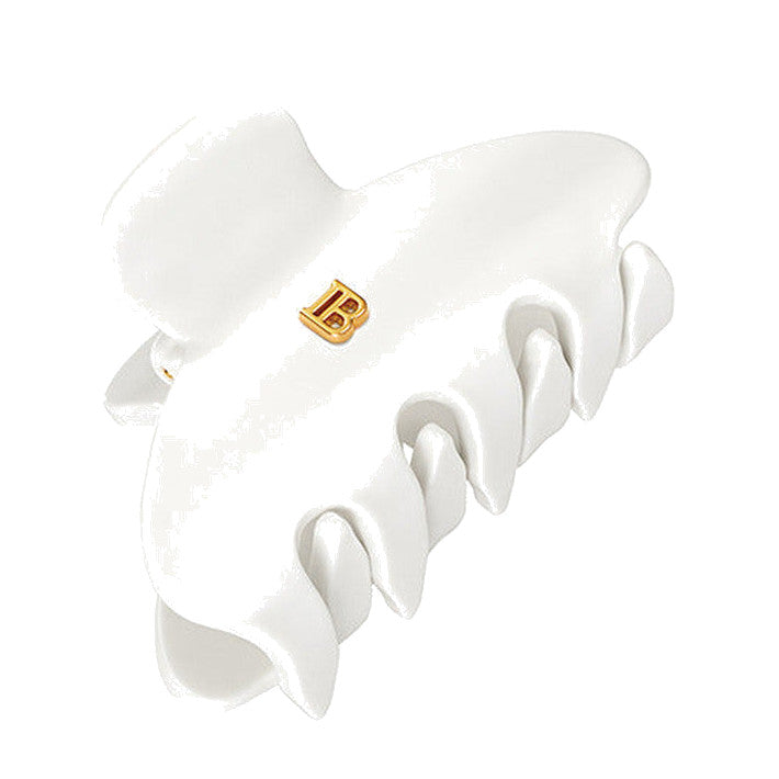 BALMAIN HAIR Pince à Cheveux White valge juukseklamber krabi, S