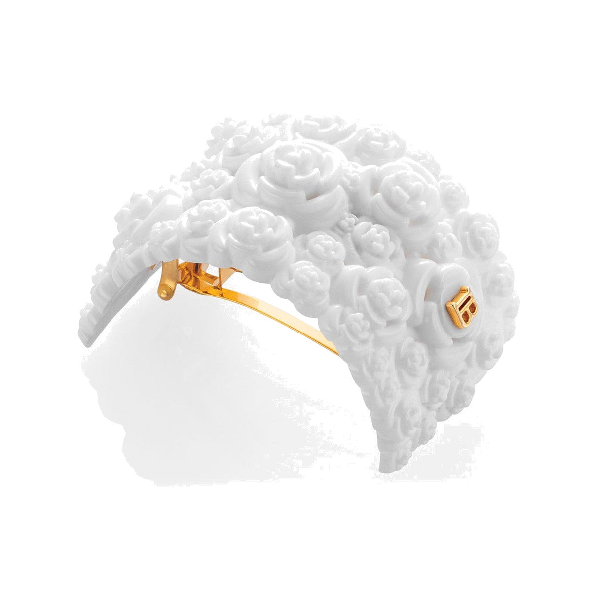 BALMAIN HAIR PRINTEMPS 3D Floral Ponytail Clip lillemotiividega juukseklamber ponisabale