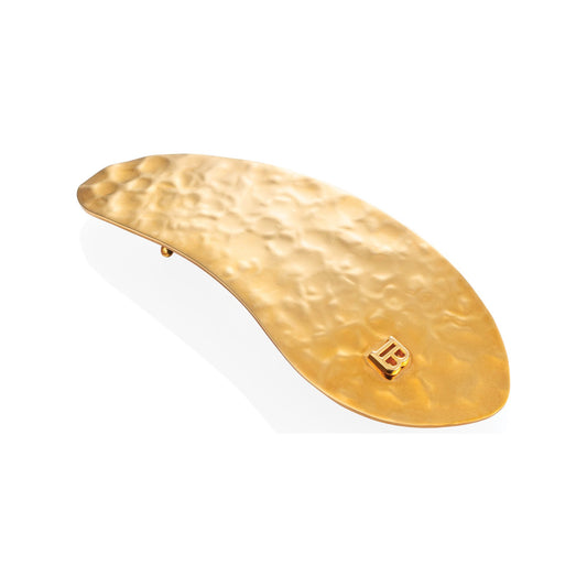 BALMAIN HAIR PRINTEMPS Golden Leaf Barrette 18K kullaga kaetud juukseklamber