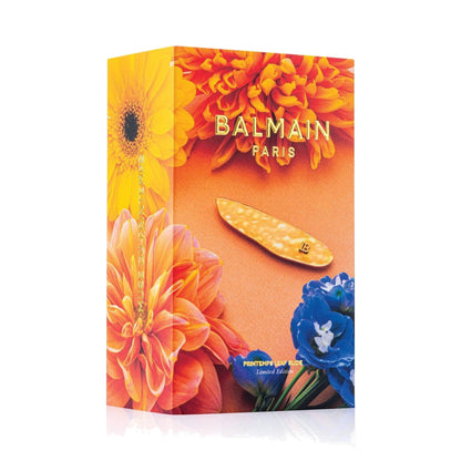 BALMAIN HAIR PRINTEMPS Golden Leaf Slide kuldne juukseklamber, M, pilt 3