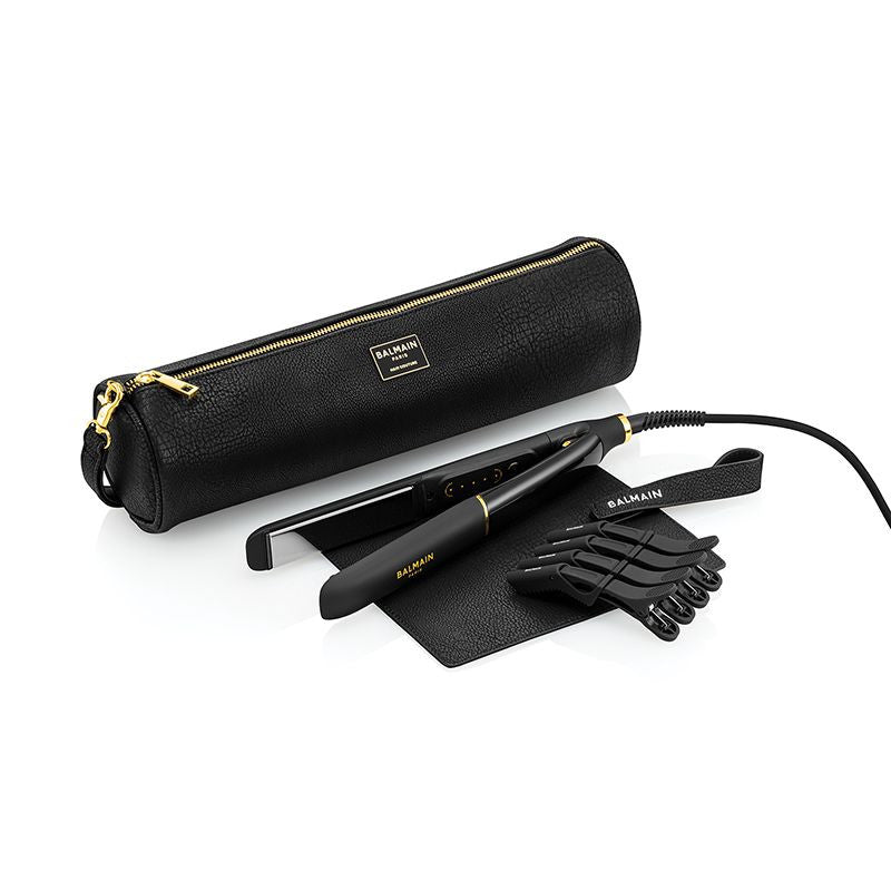 BALMAIN HAIR Professional Straightener Titanium Floating Plates Gold & Black professionaalne sirgendaja, must ja kuldne, pilt 2