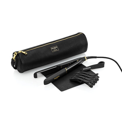 BALMAIN HAIR Professional Straightener Titanium Floating Plates Gold & Black professionaalne sirgendaja, must ja kuldne, pilt 2