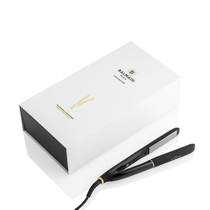 BALMAIN HAIR Professional Straightener Titanium Floating Plates Gold & Black professionaalne sirgendaja, must ja kuldne, pilt 3