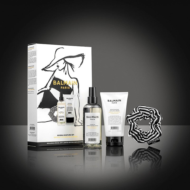 BALMAIN HAIR RIVIERA Moisture Set sügavniisutav komplekt juuksekummiga, pilt 2