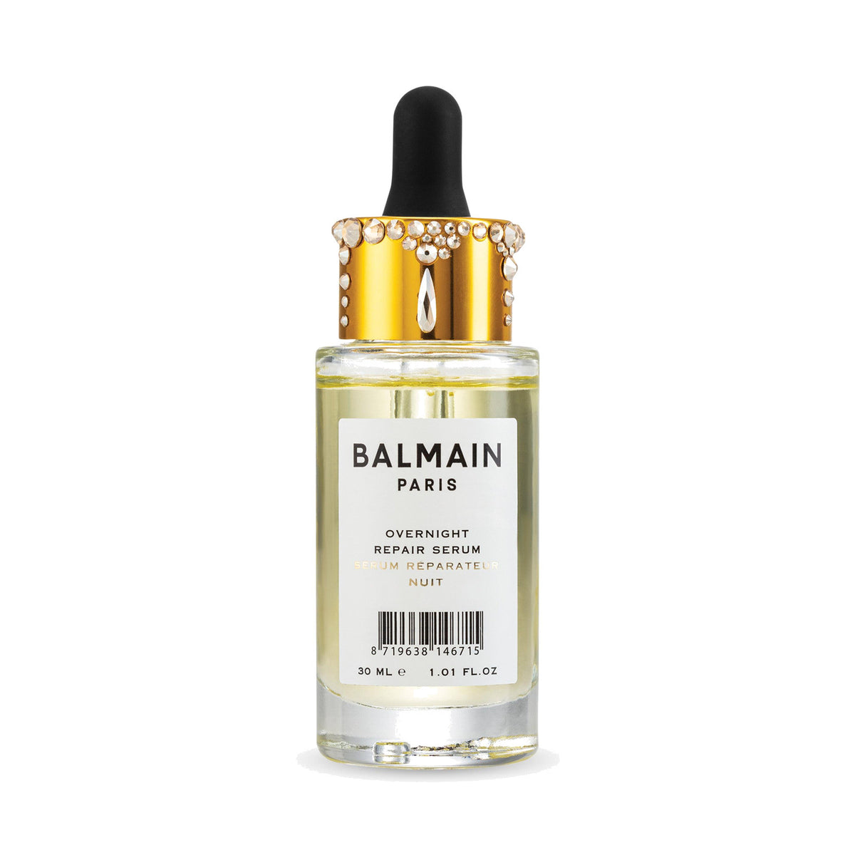 BALMAIN HAIR Swarovski Crystal Overnight Repair Hair Serum Swarovski kristallidega argaaniaõliga juukseseerum, 30ml