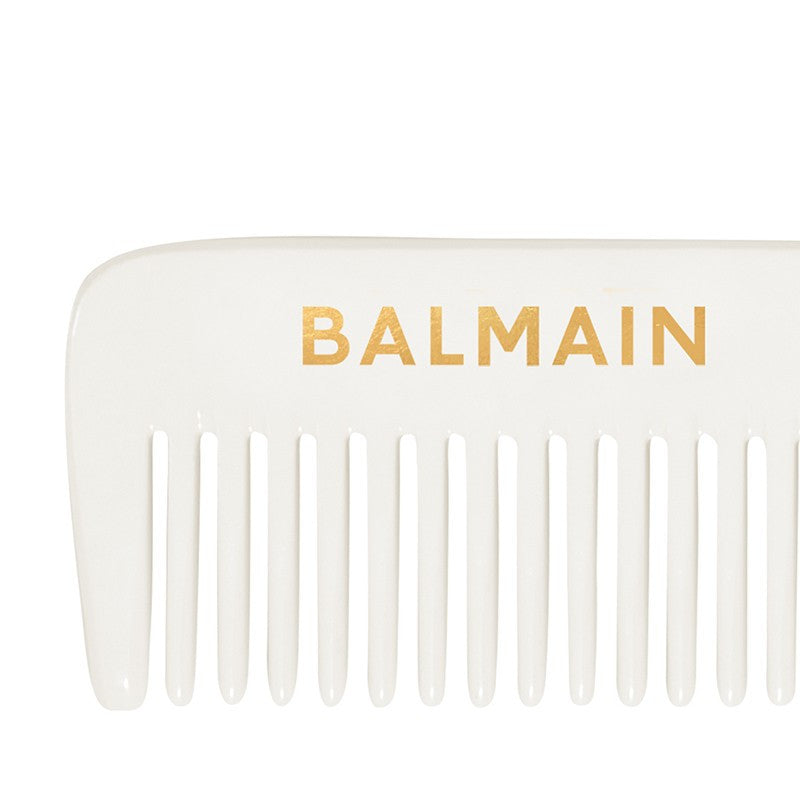 BALMAIN HAIR Tail Comb Black & White professionaalne sabaga viimistluskamm, must ja valge, pilt 2