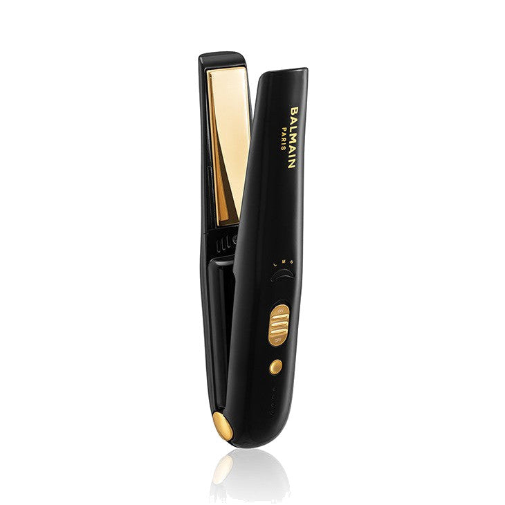 BALMAIN HAIR Titanium Cordless Straightener Gold & Black juhtmevaba sirgendaja ja lokitangid, must ja kuldne, pilt 2