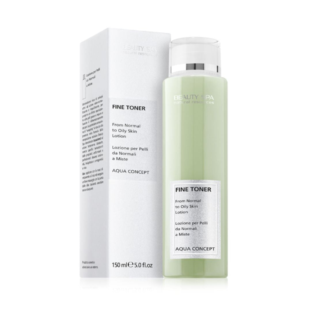 Beauty Spa FINE TONER näovesi normaalsele ja rasusele nahale, 150ml