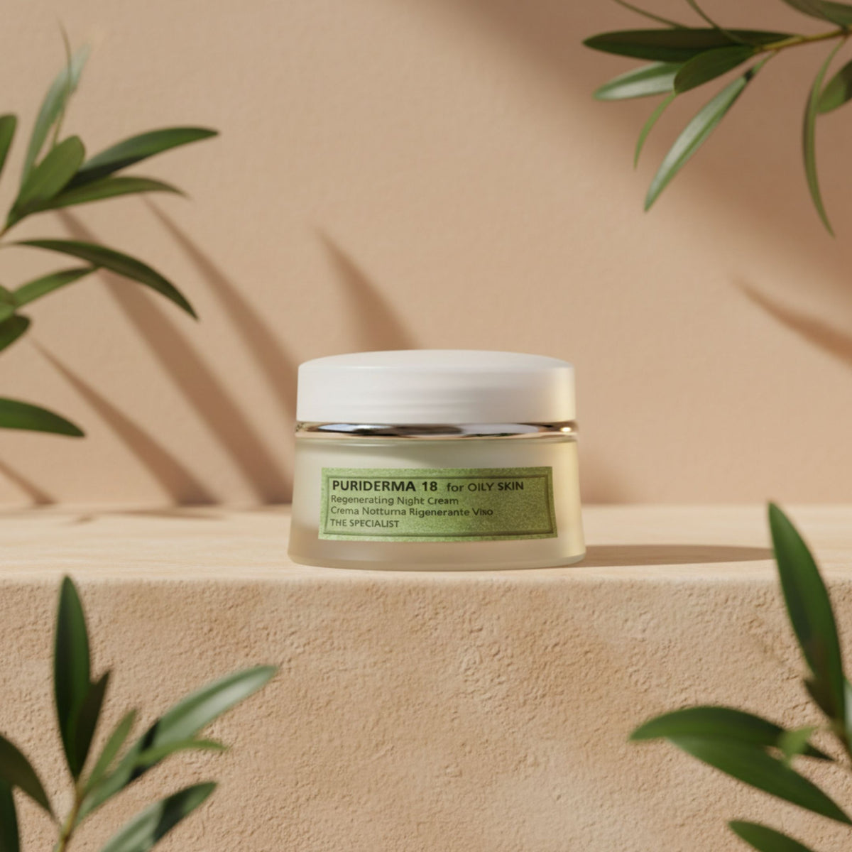 Beauty Spa PURIDERMA 18 Regenerating Night Cream - taastav öökreem rasusele nahale, 50ml
