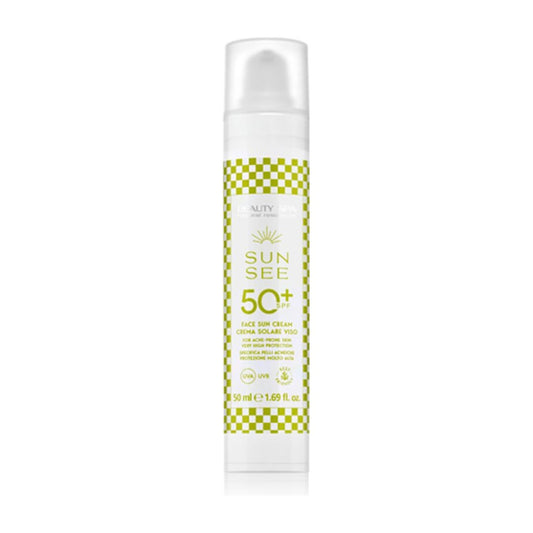 Beauty Spa SUN päikesekaitsekreem aknenähtudega nahale, 50ml