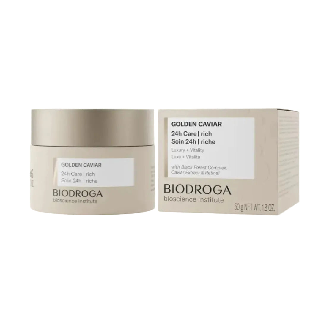 BIODROGA GOLDEN CAVIAR 24H Care Rich vananemisvastane 24h näokreem kuivale nahale, 50ml
