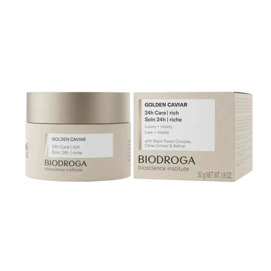 BIODROGA GOLDEN CAVIAR 24H Care Rich vananemisvastane 24h näokreem kuivale nahale, 50ml