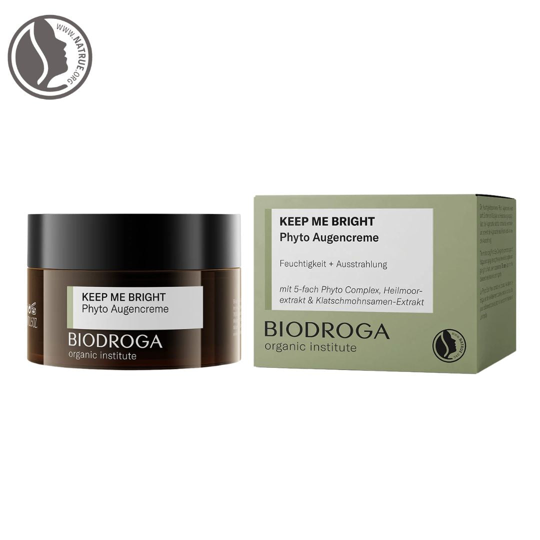 BIODROGA Organic KEEP ME BRIGHT pinguldav ja niisutav silmaümbruskreem, 15ml