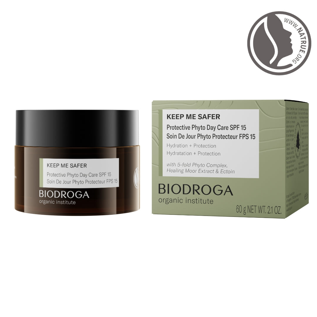 BIODROGA Organic KEEP ME SAFER niisutav ja kaitsev füto-päevakreem SPF 15, 50ml