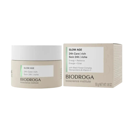 BIODROGA SLOW AGE 24H Care Rich vananemisvastane näokreem kuivale nahale, 50ml