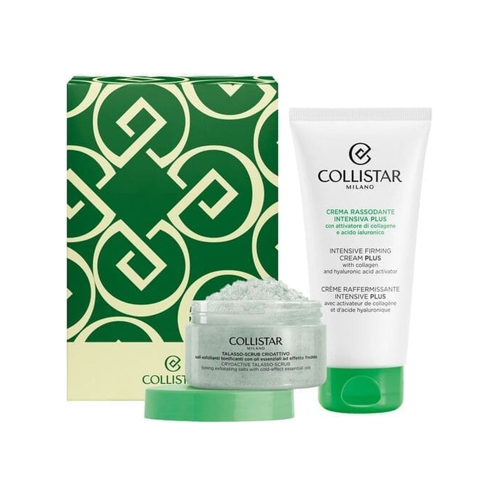 Collistar BODY SET pinguldava kehakreemi ja kehakoorija komplekt, 175ml+150g