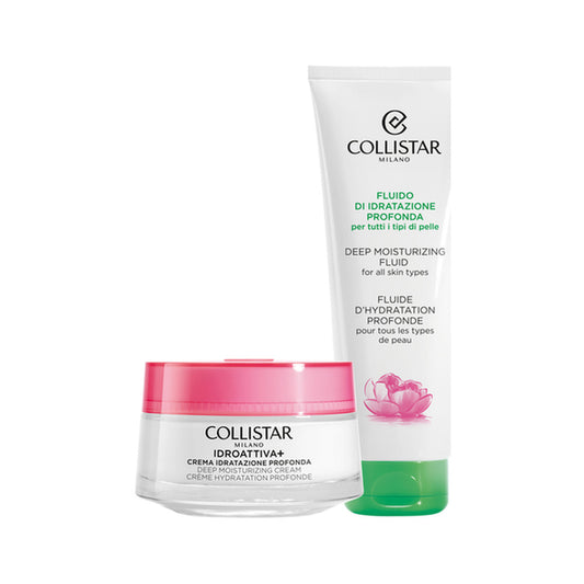 Collistar IDROATTIVA+ sügavniisutav kreem ja kehalosjoon, 50ml+100ml