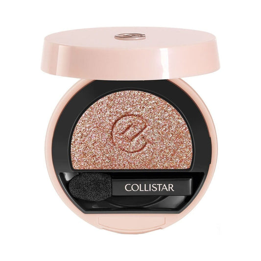 Collistar IMPECCABILE Compact Eye Shadow 300 Pink Gold Frost sädelev kompaktne lauvärv, 2g
