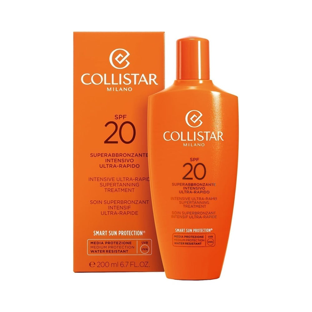 Collistar Intensive Ultra-Rapid Supertanning Treatment SPF 20 intensiivne päevituse kiirendaja, 200ml