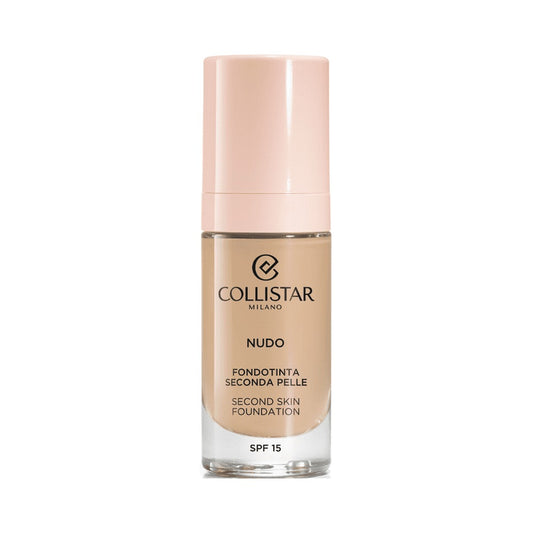 Collistar NUDO Second Skin Foundation 2N teise naha efektiga jumestuskreem SPF 15, 30ml