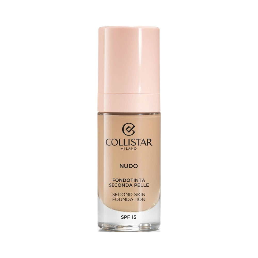 Collistar NUDO Second Skin Foundation 2R teise naha efektiga jumestuskreem SPF 15, 30ml