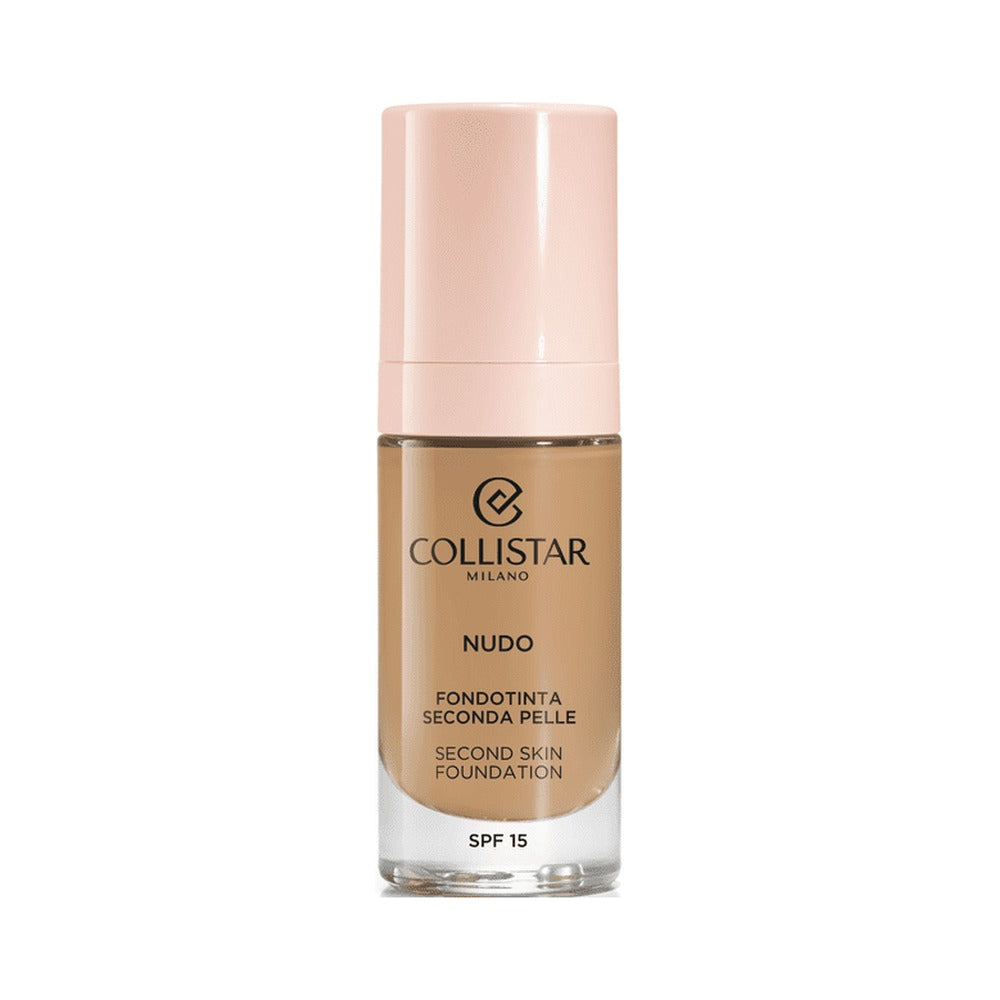 Collistar NUDO Second Skin Foundation 3G teise naha efektiga jumestuskreem SPF 15, 30ml