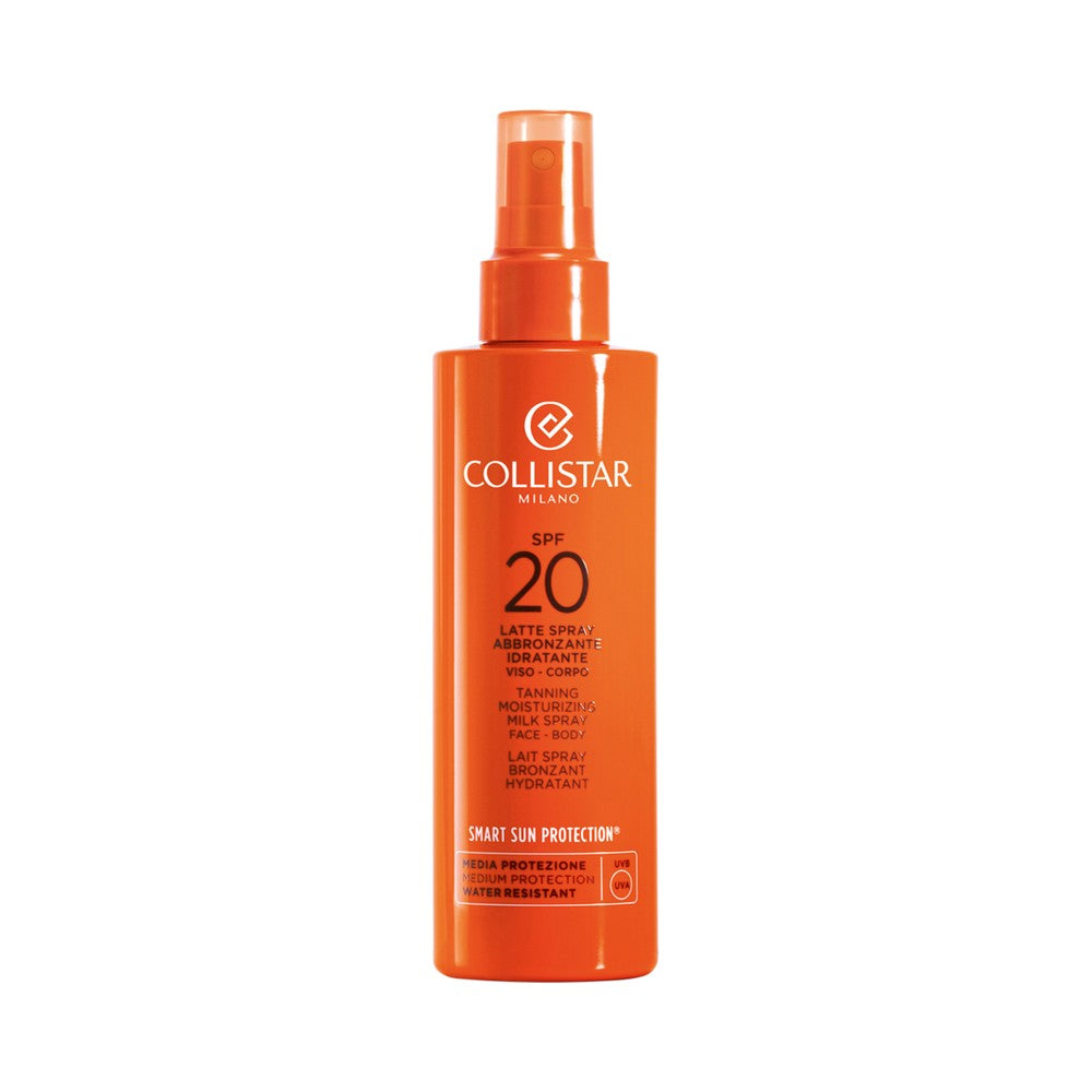 Collistar SPF 20 piimjas päikesekaitsesprei näole ja kehale, 200ml