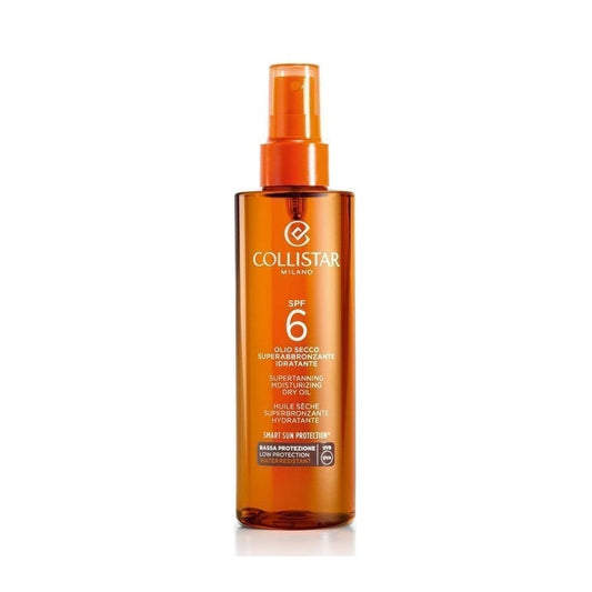 Collistar SPF 6 veekindel kuiv päevitusõli, 200ml
