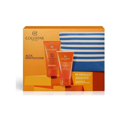 Collistar SUN KIT SPF 30 päevituskreemi ja dušigeel-šampooni komplekt, 150ml+150ml, pilt 2