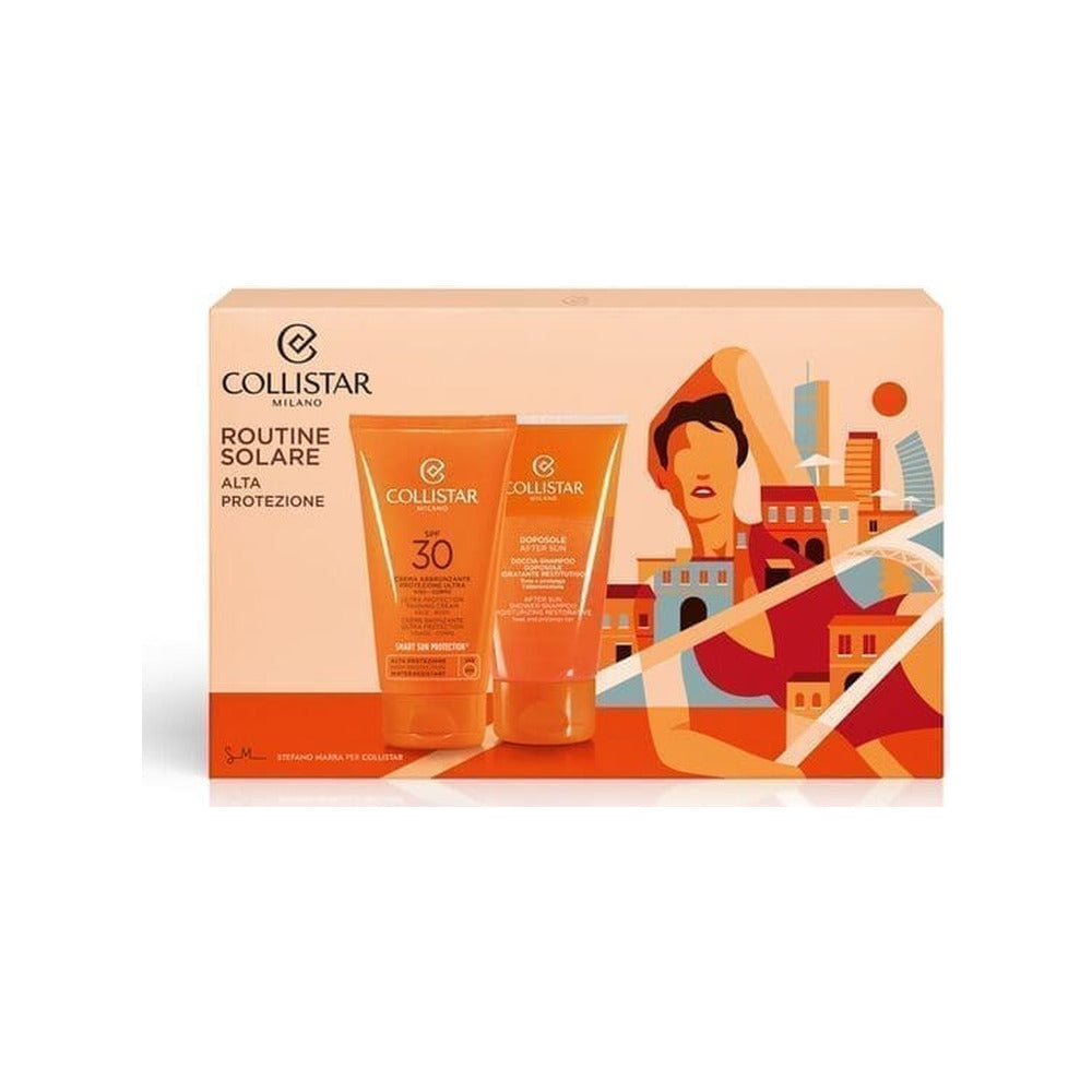 Collistar SUN SET SPF 30 päevituskreemi ja dušigeel-šampooni komplekt, 150ml+150ml, pilt 2