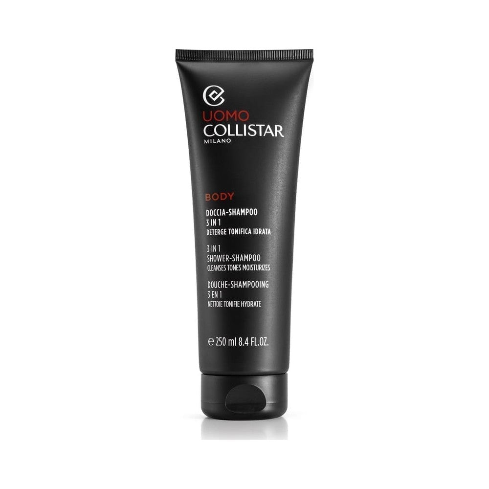 Collistar UOMO BODY Shower-Shampoo 3in1 dušigeel-šampoon meestele, 250ml