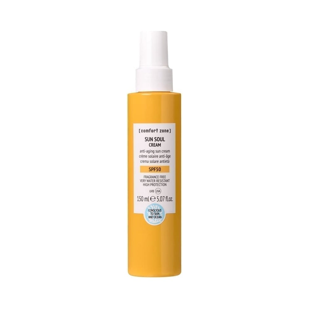 Comfort Zone SUN SOUL Cream SPF 50 vananemisvastane päikesekaitsekreem, 150ml
