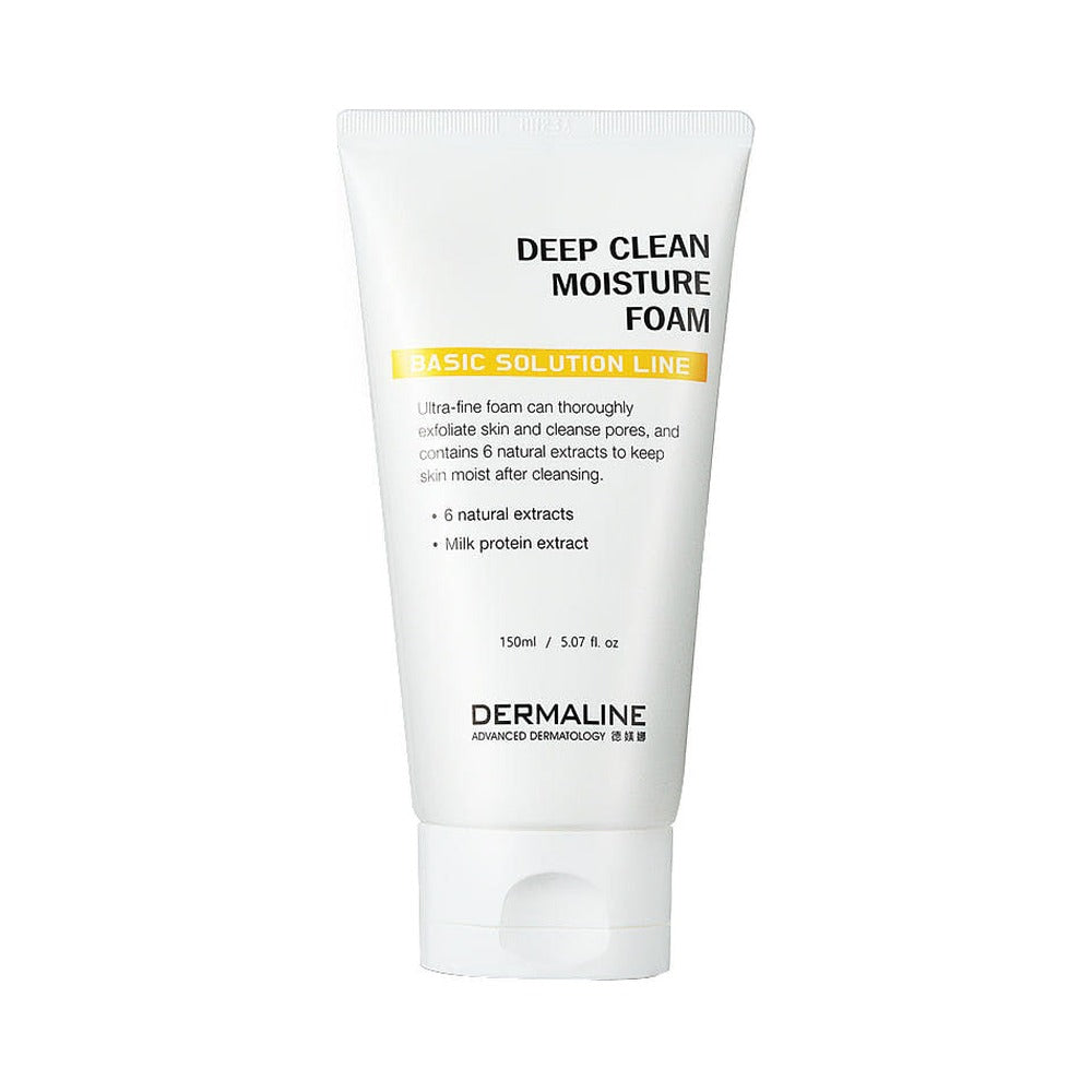 Dermaline Deep Clean Moisture Foam sügavpuhastav ja niisutav näopesuvaht, 150g