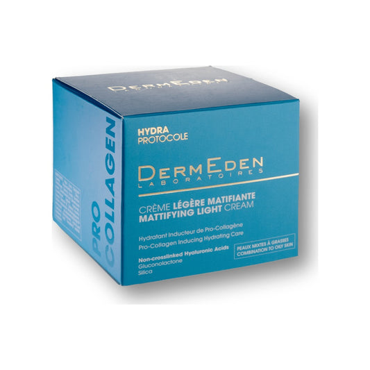 DermEden HYDRA PROTOCOLE Mattifying Light Cream kerge matistav päevakreem, 50ml