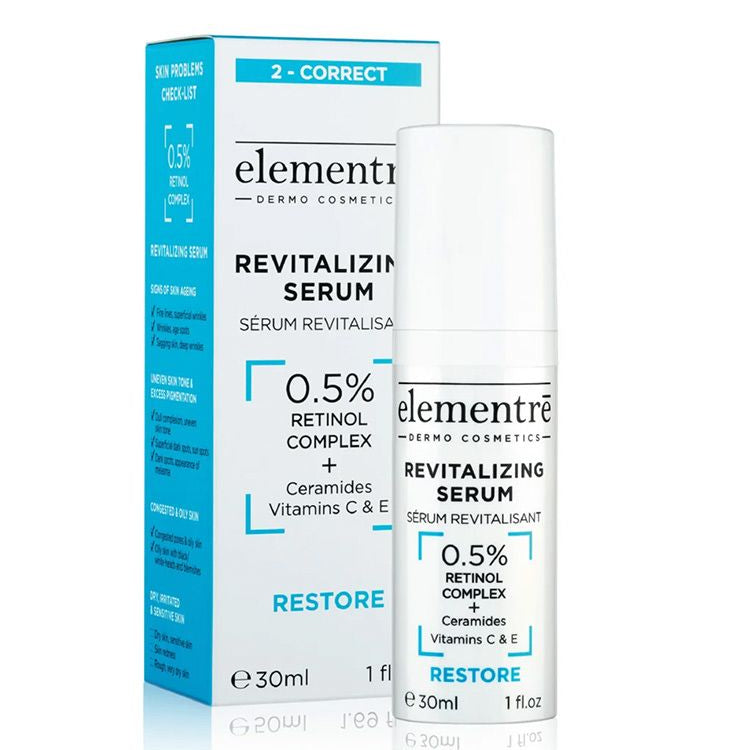 Elementre Nahka uuendav seerum retinooliga 0,5% 30 ml