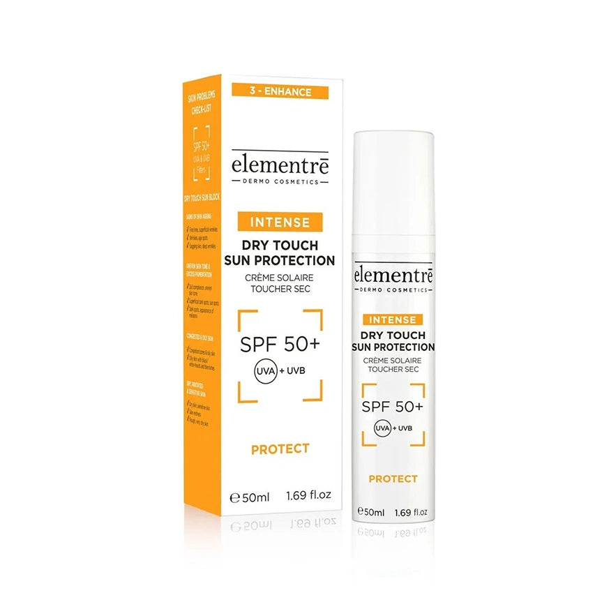 Elementre SPF 50+ Dry Touch Sun Protection päikesekaitse näole, 50 ml