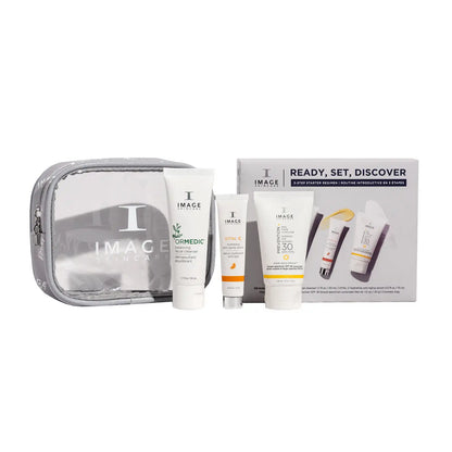 IMAGE Skincare READY, SET, DISCOVER – Reisisõbralik kosmeetikakomplekt