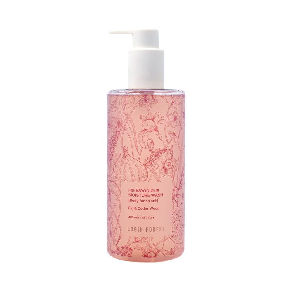 LOGiN FOREST FIG WOODIQUE niisutav dušigeel, 400ml