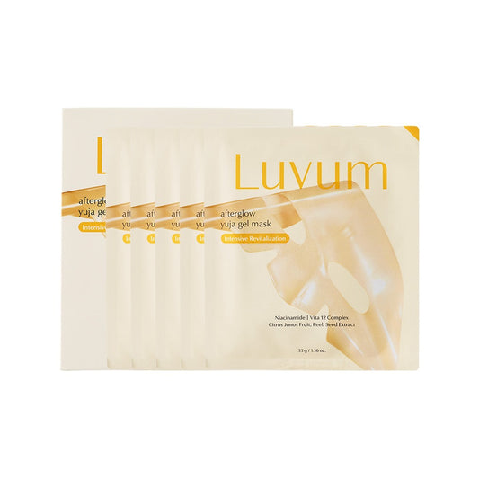 Luvum AFTERGLOW Yuja säraandev hüdrogeelmask, 5tk