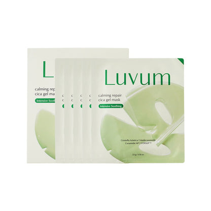 Luvum CALMING REPAIR Cica rahustav hüdrogeelmask, 5tk