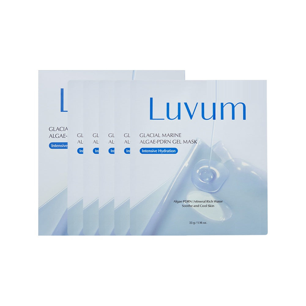 Luvum GLACIAL MARINE Algae-PDRN jahutav hüdrogeelmask, 5tk