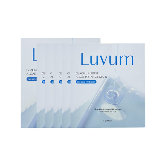 Luvum GLACIAL MARINE Algae-PDRN jahutav hüdrogeelmask, 5tk