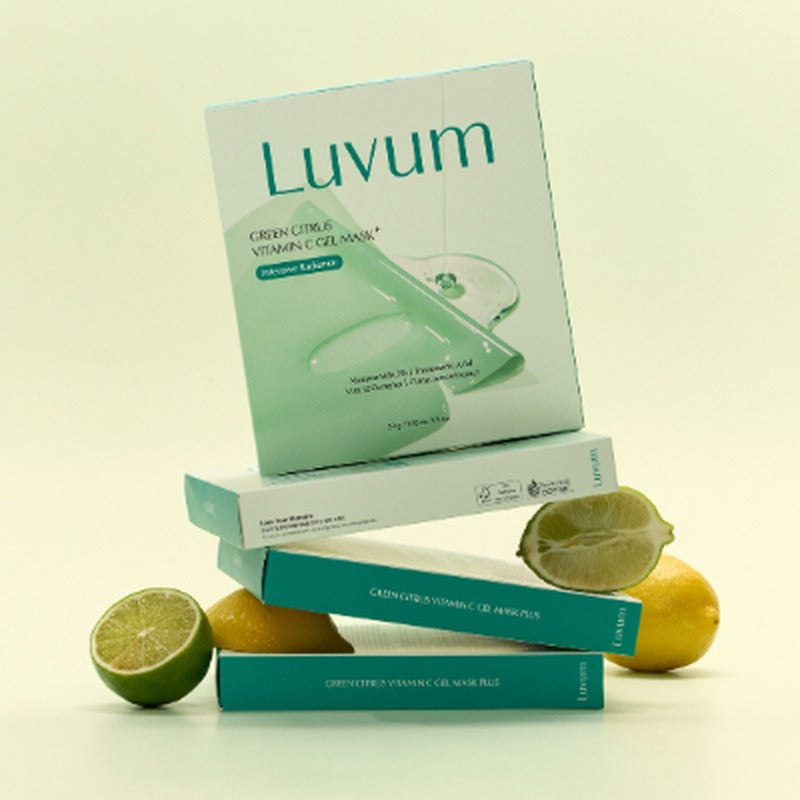 Luvum GREEN CITRUS Vitamin C kirgastav hüdrogeelmask, 5tk, pilt 4