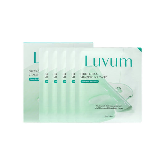 Luvum GREEN CITRUS Vitamin C kirgastav hüdrogeelmask, 5tk
