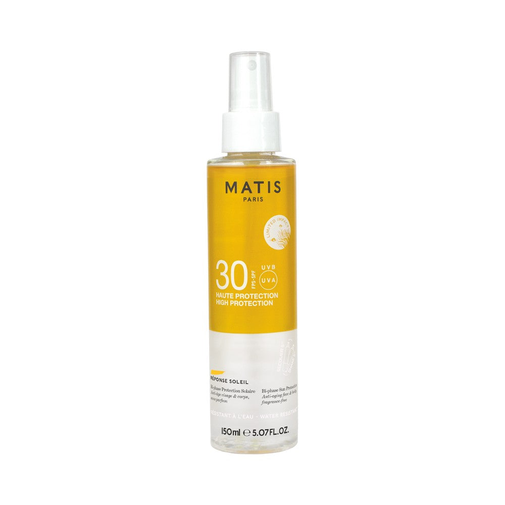 MATIS BI-PHASE SOLAIRE SPF30 kahefaasiline päikesekaitse näole ja kehale, 150ml