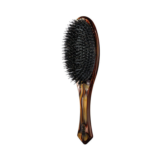 Oribe Flat Brush ovaalne juuksehari metssea harjastega, 1tk